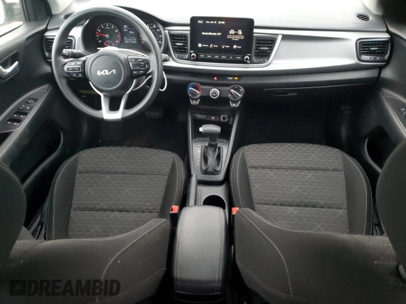 2022 Kia Rio S with VIN 3KPA24AD7NE449570, listed as a Copart auction lot 41902075 with 57,278 mi miles and Salvage Title. Bid and sale history available at carsss.com. Image 8.