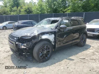 2024 Land Rover Range Rover Evoque Core S z VIN SALZJ2FX8RH261632, wystawiony jako Copart lot #59716175 z przebiegiem 6 314 mil mil oraz Szkoda całkowita • Salvage title. Historia ofert i sprzedaży dostępna na DreamBid. Obrazek 1.