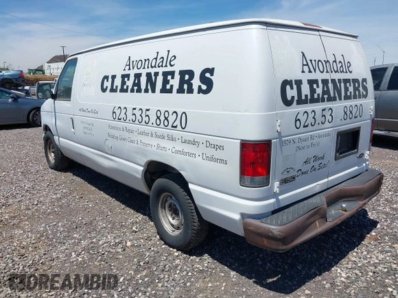 2000 Ford Econoline Cargo with VIN 1FTRE1428YHB75166, listed as a IAAI auction lot 42169852 with 297,756 mi miles. Bid and sale history available at carsss.com. Image 3.