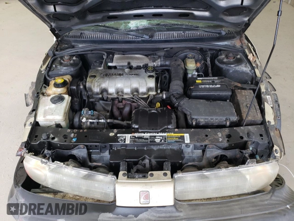 1997 Saturn SL with VIN 1G8ZH5288VZ126846, listed as a Copart auction lot 47024465 with 152,336 mi miles and Salvage Title. Bid and sale history available at carsss.com. Image 11.