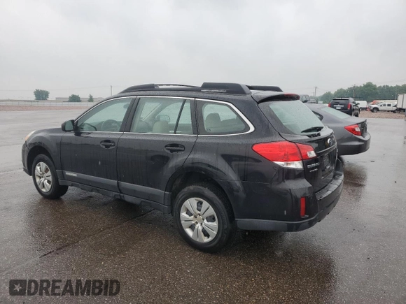 2011 Subaru Outback 2.5i with VIN 4S4BRCACXB3419964, listed as a Copart auction lot 58640615 with 151,927 mi miles and Salvage title. Bid and sale history available at DreamBid. Image 2.