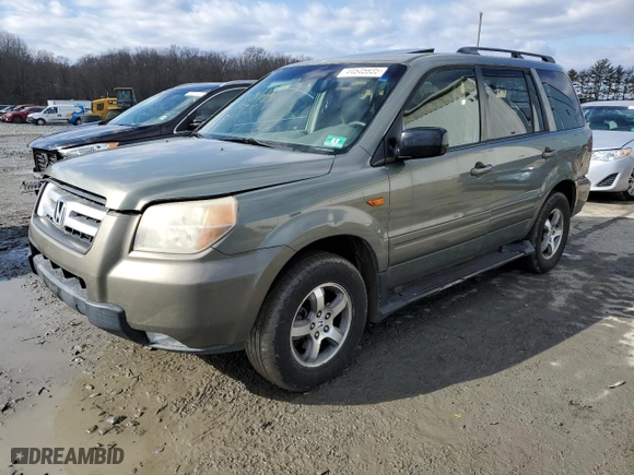 2008 Honda Pilot EX-L with VIN 5FNYF18558B006445, listed as a Copart auction lot 44545935 with 205,964 mi miles and Salvage Title. Bid and sale history available at carsss.com. Image 1.