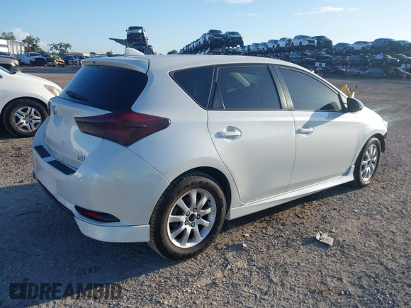 2016 Scion iM with VIN JTNKARJE0GJ503449, listed as a IAAI auction lot 39716883 with 124,987 mi miles and . Bid and sale history available at DreamBid. Image 4.