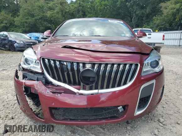 2016 Buick Regal GS with VIN 2G4GV5GX3G9157582, listed as a Copart auction lot 68622714 with 111,842 mi miles and Salvage Title. Bid and sale history available at DreamBid. Image 5.