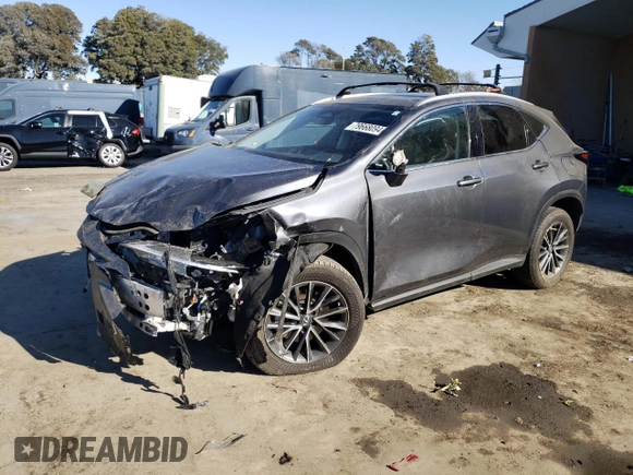 2023 Lexus NX with VIN 2T2GKCEZ8PC014161, listed as a Copart auction lot 79668094 with 17,630 mi miles and Salvage Title. Bid and sale history available at carsss.com. Image 1.