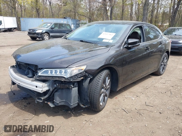 2015 Acura TLX V6 Tech with VIN 19UUB3F55FA010575, listed as a IAAI auction lot 42117562 with 108,564 mi miles. Bid and sale history available at carsss.com. Image 18.