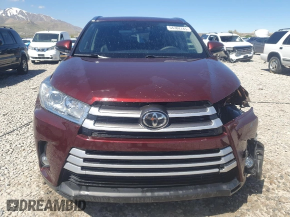 2019 Toyota Highlander SE z VIN 5TDJZRFH2KS988314, wystawiony jako Copart lot #54784145 z przebiegiem 57 851 mil mil oraz Szkoda całkowita • Salvage title. Historia ofert i sprzedaży dostępna na DreamBid. Obrazek 5.