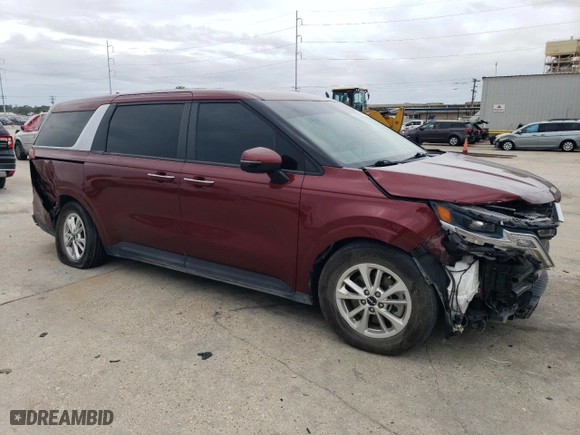 2022 Kia Carnival LXS with VIN KNDNB4H33N6126010, listed as a Copart auction lot 70606774 with 118,721 mi miles and Salvage Title. Bid and sale history available at carsss.com. Image 4.
