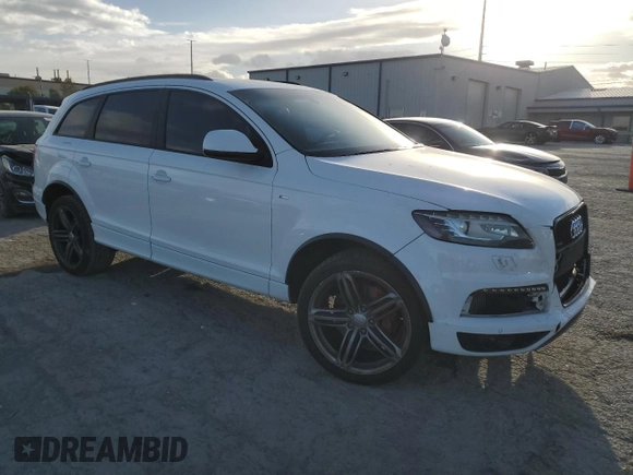 2015 Audi Q7 3.0L TDI Prestige with VIN WA1WMAFE5FD002748, listed as a Copart auction lot 47462435 with 127,162 mi miles and Salvage Title. Bid and sale history available at carsss.com. Image 4.