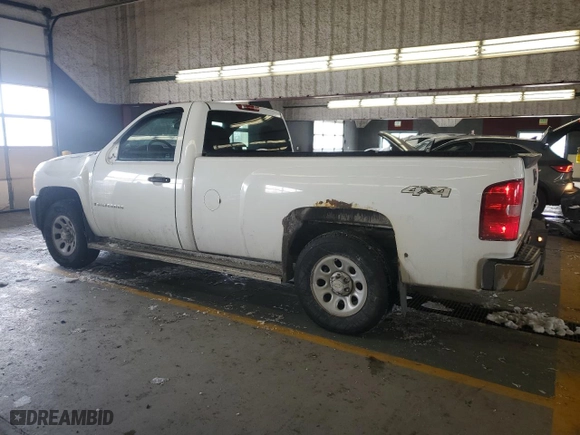 2008 Chevrolet Silverado 1500 Work Truck with VIN 1GCEK14X48Z116550, listed as a Copart auction lot 45712395 with 207,532 mi miles and Salvage Title. Bid and sale history available at carsss.com. Image 2.