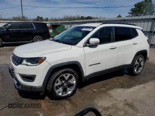 2018 Jeep Compass Limited with VIN 3C4NJCCB4JT406675, listed as a Copart auction lot 48693095 with 101,571 mi miles and Salvage Title. Bid and sale history available at carsss.com. Image 1.