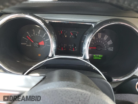 2007 Ford Mustang Deluxe with VIN 1ZVFT80N775319949, listed as a Copart auction lot 57623665 with 128,972 mi miles and Salvage title. Bid and sale history available at DreamBid. Image 9.