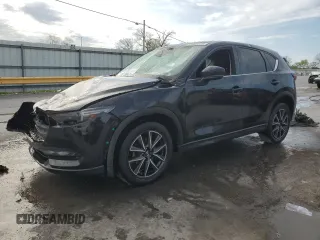 2018 Mazda CX-5 Grand Touring with VIN JM3KFBDM4J0317482, listed as a Copart auction lot 53609385 with 51,807 mi miles and Salvage title. Bid and sale history available at DreamBid. Image 1.