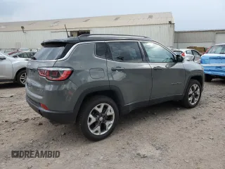 2020 Jeep Compass Limited z VIN 3C4NJDCB4LT216383, wystawiony jako Copart lot #63049845 z przebiegiem 45 712 mil mil oraz Czysty tytuł • Clean title. Historia ofert i sprzedaży dostępna na DreamBid. Obrazek 3.