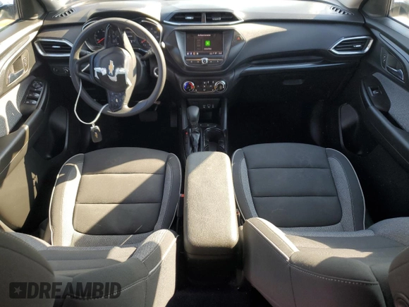 2023 Chevrolet TrailBlazer LT with VIN KL79MPS2XPB053934, listed as a Copart auction lot 47435005 with 21,830 mi miles and Salvage Title. Bid and sale history available at DreamBid. Image 8.