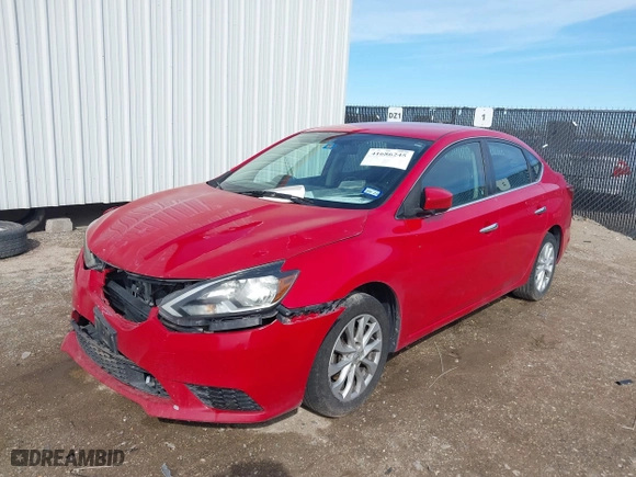 2018 Nissan Sentra SV with VIN 3N1AB7AP1JL641006, listed as a IAAI auction lot 41686245 with 75,342 mi miles. Bid and sale history available at carsss.com. Image 17.