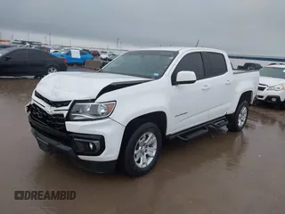 2022 Chevrolet Colorado 2WD LT with VIN 1GCGSCEN9N1182474, listed as a IAAI auction lot 42198842 with 83,484 mi miles and . Bid and sale history available at DreamBid. Image 2.