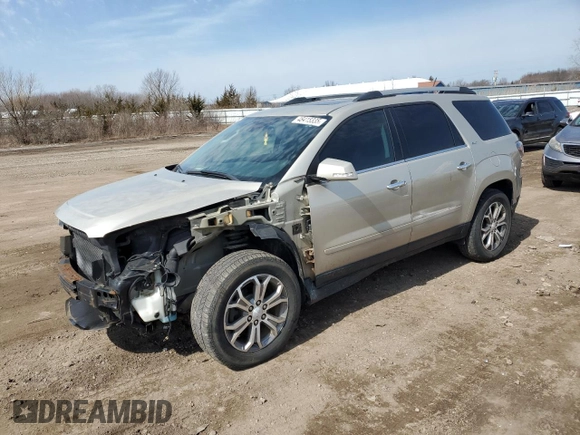 2014 GMC Acadia SLT with VIN 1GKKRRKD4EJ141730, listed as a Copart auction lot 48415335 with 155,138 mi miles and Salvage Title. Bid and sale history available at carsss.com. Image 1.