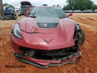2015 Chevrolet Corvette Z06 3LZ with VIN 1G1YU2D63F5603319, listed as a Copart auction lot 58867005 with 25,385 mi miles and Salvage title. Bid and sale history available at DreamBid. Image 5.