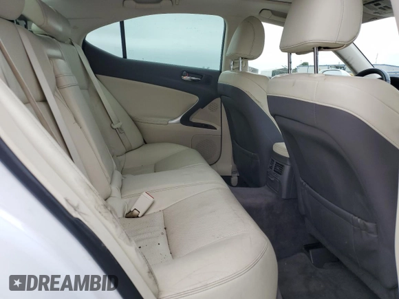 2012 Lexus IS 250 with VIN JTHBF5C20C5160046, listed as a Copart auction lot 59805455 with 90,274 mi miles and Salvage title. Bid and sale history available at DreamBid. Image 10.