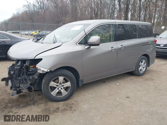 2012 Nissan Quest SL with VIN JN8AE2KP0C9045679, listed as a IAAI auction lot 41802148 with 165,105 mi miles and . Bid and sale history available at carsss.com. Image 17.