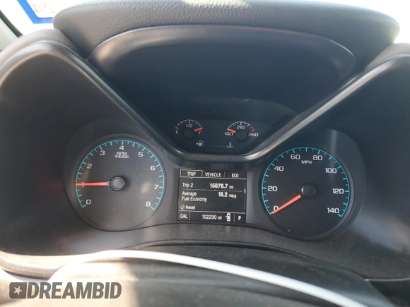 2016 Chevrolet Colorado 2WD WT with VIN 1GCGSBE36G1172092, listed as a Copart auction lot 45702695 with 102,230 mi miles and Salvage Title. Bid and sale history available at DreamBid. Image 9.