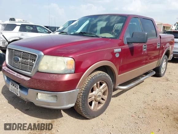 2004 Ford F-150 XLT with VIN 1FTPW12544KC96453, listed as a IAAI auction lot 42644131 with 202,917 mi miles and . Bid and sale history available at DreamBid. Image 2.