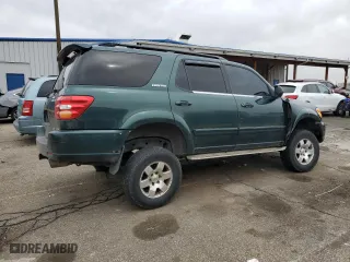 2003 Toyota Sequoia Limited with VIN 5TDBT48A63S143024, listed as a Copart auction lot 51179135 with 200,605 mi miles and Salvage Title. Bid and sale history available at carsss.com. Image 3.