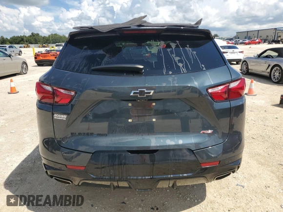 2019 Chevrolet Blazer RS z VIN 3GNKBJRS7KS650895, wystawiony jako Copart lot #58245465 z przebiegiem Nie podano mil oraz Nie do naprawy • Non repairable. Historia ofert i sprzedaży dostępna na DreamBid. Obrazek 6.