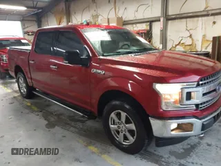 2018 Ford F-150 XL with VIN 1FTEW1EP1JKE92771, listed as a IAAI auction lot 41876473 with 76,632 mi miles. Bid and sale history available at carsss.com. Image 1.