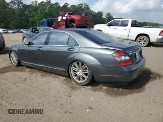 2007 Mercedes-Benz S-Class 5.5L V8 with VIN WDDNG71X97A039766, listed as a Copart auction lot 54101085 with 0 mi miles and Clean Title. Bid and sale history available at carsss.com. Image 2.