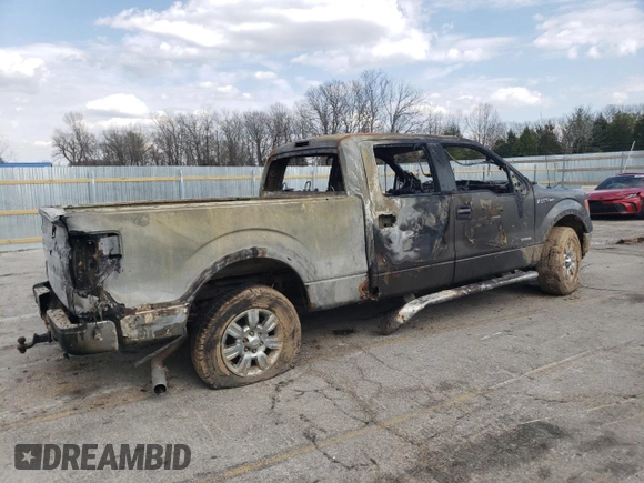 2011 Ford F-150 XLT with VIN 1FTFW1ETXBFC86814, listed as a Copart auction lot 50902165 with Not Provided miles and Salvage Title. Bid and sale history available at carsss.com. Image 3.