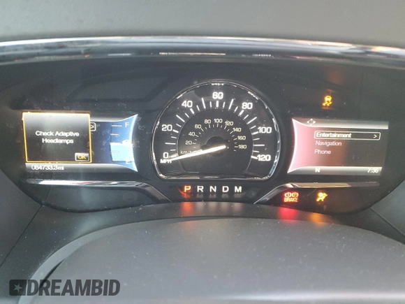 2015 Lincoln Navigator with VIN 5LMJJ2HT4FEJ14227, listed as a Copart auction lot 45225485 with 84,733 mi miles and Salvage title. Bid and sale history available at DreamBid. Image 9.