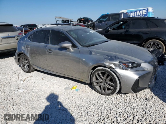 2020 Lexus IS with VIN JTHGZ1B25L5036703, listed as a Copart auction lot 72428144 with 41,583 mi miles and Salvage Title. Bid and sale history available at carsss.com. Image 4.