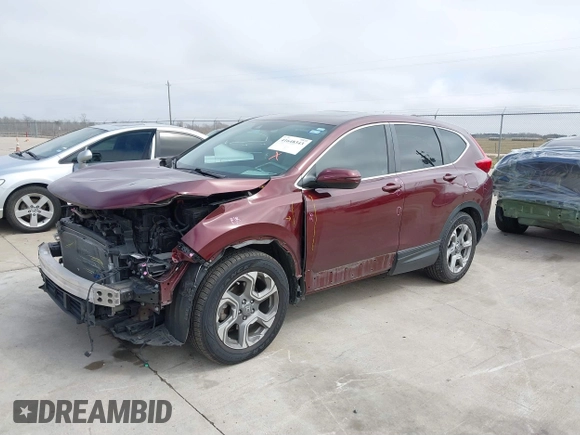 2019 Honda CR-V EX-L with VIN 7FARW1H86KE034488, listed as a IAAI auction lot 41648343 with 48,832 mi miles. Bid and sale history available at carsss.com. Image 17.