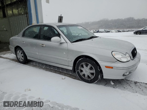 2004 Hyundai Sonata with VIN KMHWF25S74A963617, listed as a Copart auction lot 45172425 with 76,855 mi miles and Salvage Title. Bid and sale history available at carsss.com. Image 4.