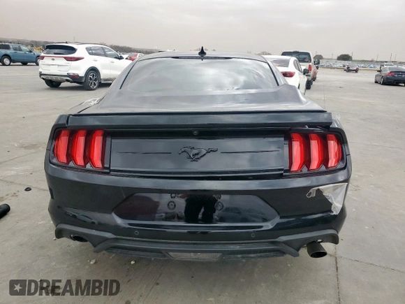 2023 Ford Mustang EcoBoost with VIN 1FA6P8TH6P5102170, listed as a Copart auction lot 45191565 with 0 mi miles and Salvage Title. Bid and sale history available at carsss.com. Image 6.