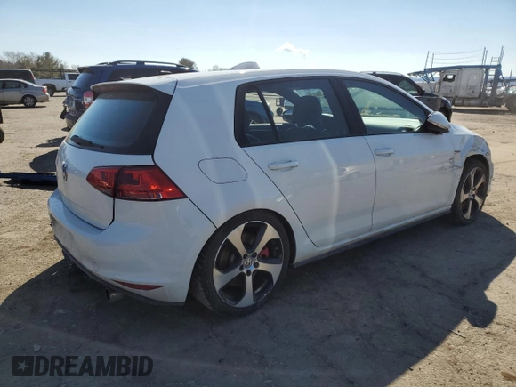 2016 Volkswagen Golf GTI SE w/Performance Pkg with VIN 3VW547AU5GM050269, listed as a Copart auction lot 47505375 with 102,943 mi miles and Salvage Title. Bid and sale history available at carsss.com. Image 3.