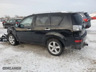 2008 Mitsubishi Outlander XLS with VIN JA4MT41X38Z020384, listed as a Copart auction lot 43821775 with 110,522 mi miles and Salvage Title. Bid and sale history available at carsss.com. Image 2.