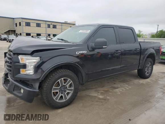 2016 Ford F-150 XL with VIN 1FTEW1CF8GKD37718, listed as a Copart auction lot 51844905 with 148,667 mi miles and Salvage title. Bid and sale history available at DreamBid. Image 1.