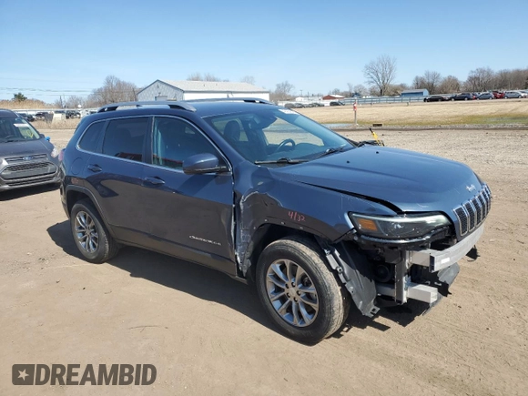 2021 Jeep Cherokee Altitude with VIN 1C4PJMLB7MD139167, listed as a Copart auction lot 49234645 with 44,361 mi miles and Salvage Title. Bid and sale history available at carsss.com. Image 4.