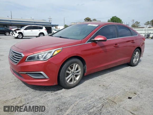 2017 Hyundai Sonata 2.4L with VIN 5NPE24AF4HH555834, listed as a Copart auction lot 53065195 with 103,853 mi miles and Clean Title. Bid and sale history available at carsss.com. Image 1.