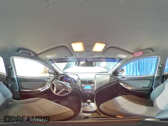 2014 Hyundai Accent GS with VIN KMHCT5AE7EU183520, listed as a Copart auction lot 54299215 with 92,660 mi miles and Salvage title. Bid and sale history available at DreamBid. Image 14.