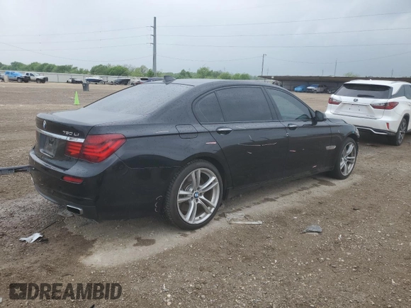 2014 BMW 7 Series ALPINA B7 with VIN WBAYE8C58ED135038, listed as a Copart auction lot 51213475 with 21,738 mi miles and Salvage title. Bid and sale history available at DreamBid. Image 3.