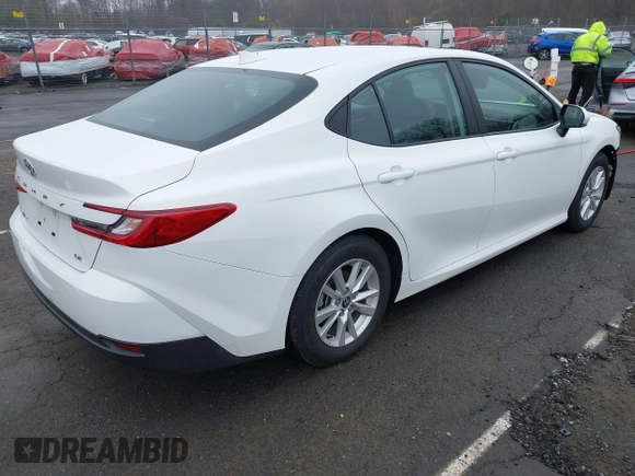 2025 Toyota Camry LE with VIN 4T1DAACK1SU504839, listed as a IAAI auction lot 41845964 with 11,934 mi miles and . Bid and sale history available at DreamBid. Image 4.