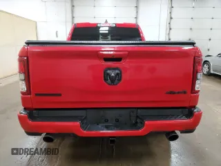 2021 Ram 1500 Big Horn with VIN 1C6SRFBT6MN771958, listed as a Copart auction lot 56236575 with 76,090 mi miles and Salvage title. Bid and sale history available at DreamBid. Image 6.