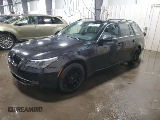 2008 BMW 5 Series 535xiT with VIN WBAPT73598CX00211, listed as a Copart auction lot 81898764 with 182,865 mi miles and Salvage title. Bid and sale history available at DreamBid. Image 1.