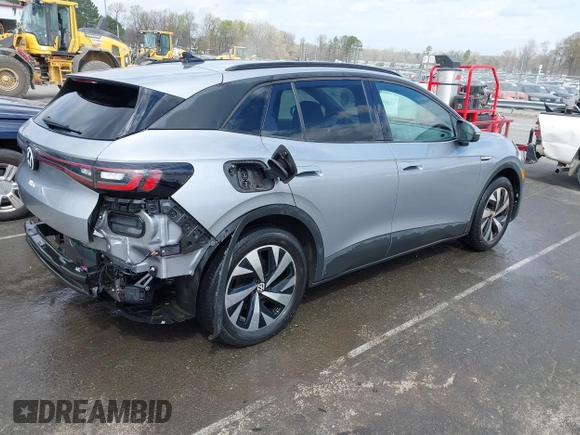 2023 Volkswagen ID.4 Pro with VIN 1V2CMPE88PC054632, listed as a IAAI auction lot 41808074 with 47,827 mi miles and . Bid and sale history available at DreamBid. Image 4.