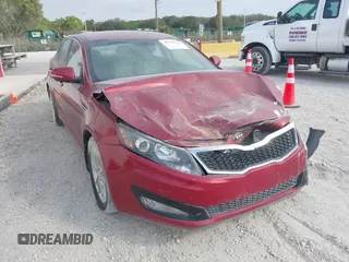 2013 Kia Optima EX with VIN 5XXGN4A78DG237164, listed as a IAAI auction lot 40764476 with 100,514 mi miles. Bid and sale history available at carsss.com. Image 1.