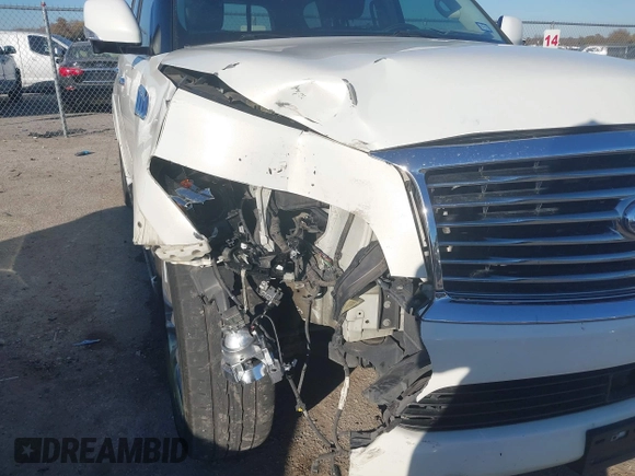 2013 Infiniti QX56 with VIN JN8AZ2NF7D9531219, listed as a IAAI auction lot 41000302 with 238,443 mi miles and . Bid and sale history available at DreamBid. Image 6.